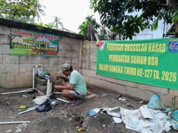 Program TMMD Depok Dorong Ketersediaan Air Bersih di Lingkungan Warga
