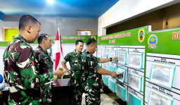 Wadan Satgas TMMD Reguler ke-128 Tinjau Posko TMMD, Pastikan Kesiapan dan Kelancaran Kegiatan