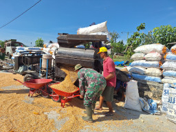 Satgas TMMD Bantu Penggilingan Jagung, Wujud Nyata Kepedulian di Desa God