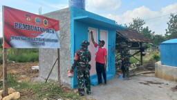 MCK di Area Pemakaman Desa Godo Hampir Rampung, Masuki Tahap Pengecatan