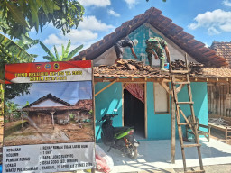 Satgas TMMD Ke-128 Pati Rampungkan Pembangunan Rumah Bapak Joko