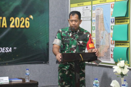 Dansatgas Kodim Pati Paparkan Capaian TMMD Desa Godo di Hadapan Tim Wasev