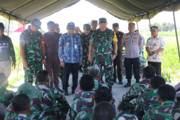 Brigjen TNI Frengki Tinjau Langsung Progres TMMD Reguler ke-128 di Pati