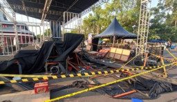 Tribun Kejurnas Drift di Banyumas Ambruk, 90 Penonton Terluka Diduga Dipicu Rebutan Kaus Drifter