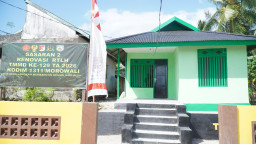 Renovasi RTLH Milik Bapak Hardi di Desa Pulau Dua Rampung, Hadirkan Hunian Layak dan Nyaman