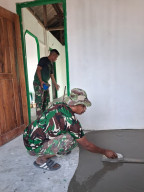Renovasi RTLH Milik Bapak Hardi di Desa Pulau Dua Masuki Tahap Finishing