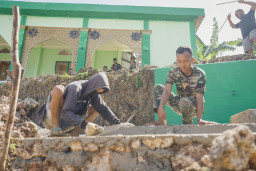 TMMD Ke-129 Kodim 1311/Morowali Jalin Keakraban Bersama Warga, Wujudkan Kemanunggalan TNI dengan Rakyat