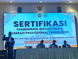 Perkuat Layanan Jemaah, 169 Pembimbing Haji Ikuti Sertifikasi Profesional di Surabaya