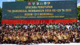 Pangdam XXIII/Palaka Wira Resmi Tutup TMMD Ke-129 Kodim 1311/Morowali di Kepulauan Umbele