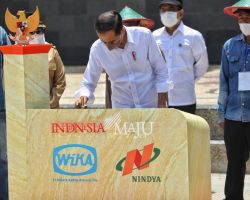 Presiden RI Joko Widodo Resmikan Dua Bendungan Di Trenggalek