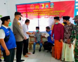 Kerjasama dengan Satgas Covid-19, SMP Al - Iman Adakan Vaksinasi