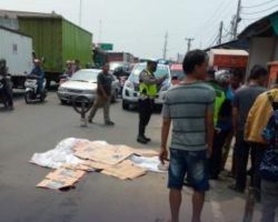 Laka Maut di Pasar Tambak Serang, Pemotor Wanita Meninggal Seketika