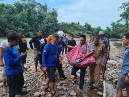 Tiga Bocah di Sidrap Terbawa Arus Sungai, Satu Korban Ditemukan Meninggal