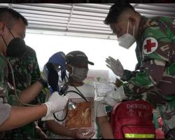 Kodam V Brawijaya Dirikan Posko Kesehatan di Lokasi Banjir Kota Batu