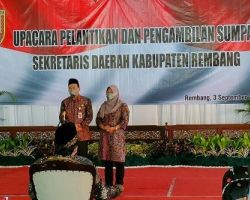 Fahrudin Resmi Jabat Sekda Kabupaten Rembang