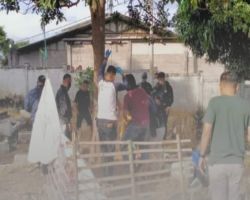 Seorang Ptia Ditemukan Gantung Diri di TPU Tegal Kurdi Garut