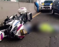 Di Bekasi Seorang Polisi Terlindas Truk Hingga Tewas