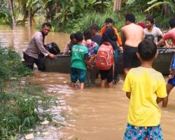 Banjir di Ogan Komering Ulu Masih Merendam Beberapa Wilayah