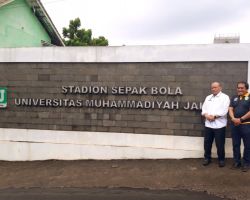 Ketua DPD RI Kunjungi Stadion Sepak Bola UMJ 