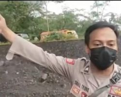 Erupsi Menerjang, Aksi Heroik 2 Anggota Polres Lumajang 