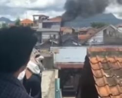 Terjadi Kebakaran di Jalan Kujang, Cibiru Bandung