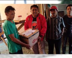 Baguna DPC PDI Perjuangan Ponorogo Salurkan Bantuan Korban Longsor