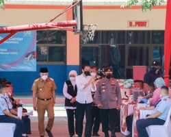 Usai Tinjau Pelaksanaan Vaksinasi, Pesiden Jokowi Resmikan Waduk Bendo di Ponorogo