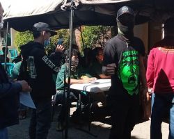 Kapolresta Sidoarjo Tinjau Langsung Vaksinasi Suporter Bonek 