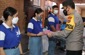 Kapolda Bali Hadiri Vaksinasi Massal dan Bakti Sosial Akpol 94 Peduli