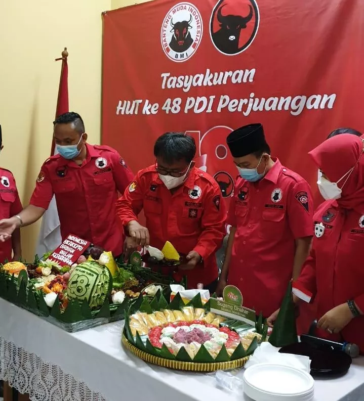 Peringati HUT PDI Perjuangan ke-48th,BMI Gelar Santunan Yatim Piatu  