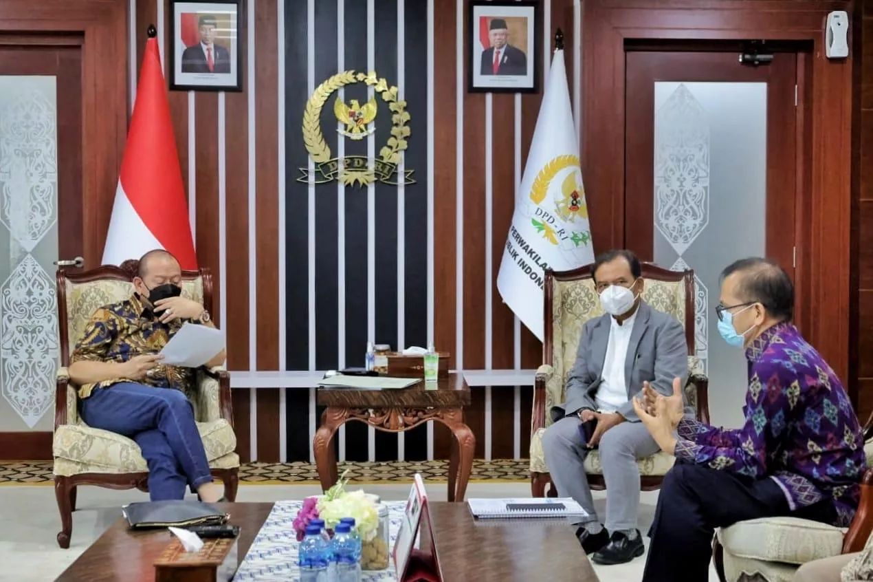 Bertemu CFCD, Ketua DPD RI Sorot CSR yang Tidak Merata