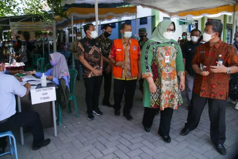 Sragen Kejar Target, Vaksinasi Dosis Pertama Tembus 18,6 % 