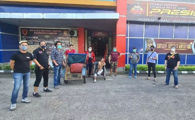 Pembobol Apotek di Palembang Meringkuk Kena Timah Panas