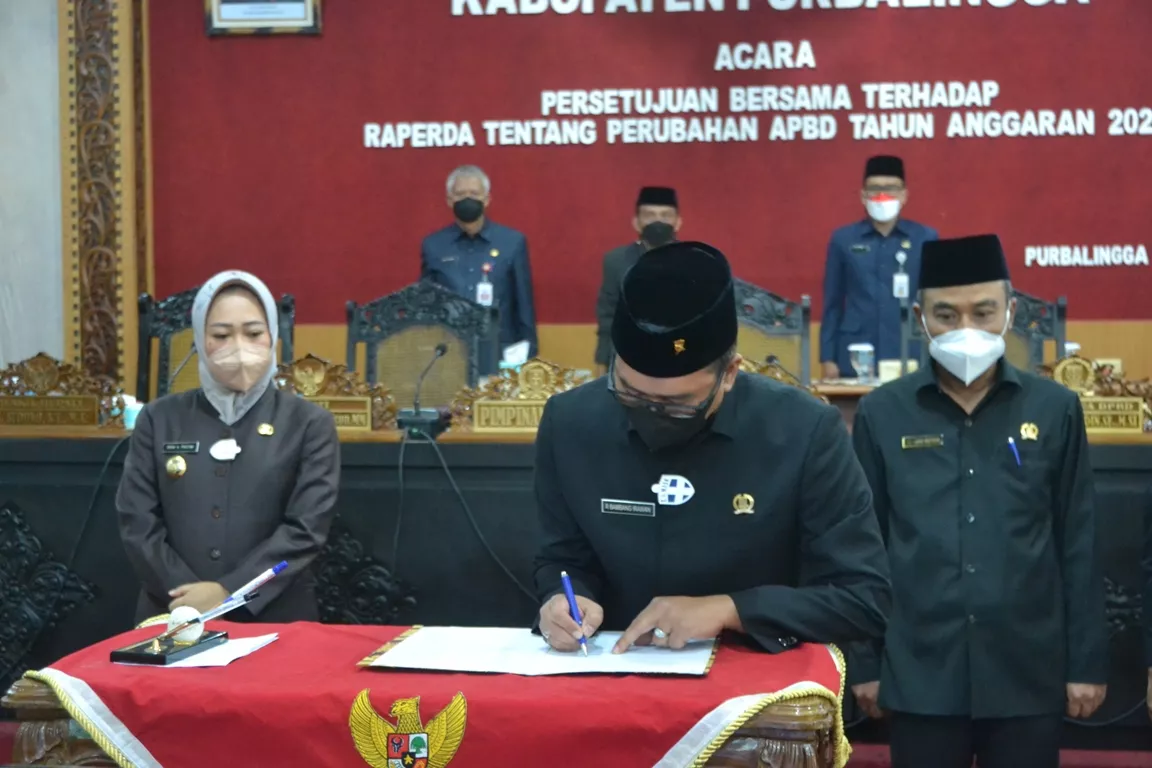 Perubahan APBD 2021 Disetujui, Pendapatan Daerah Purbalingga Naik 0,24 Persen