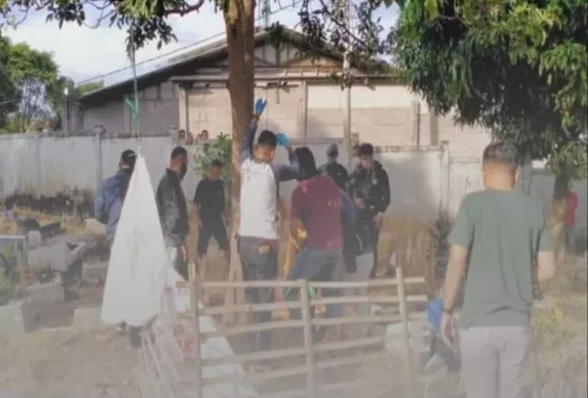 Seorang Ptia Ditemukan Gantung Diri di TPU Tegal Kurdi Garut