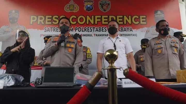 Polrestabes Surabaya Ungkap Kasus Curanmor Libatkan 49 Tersangka