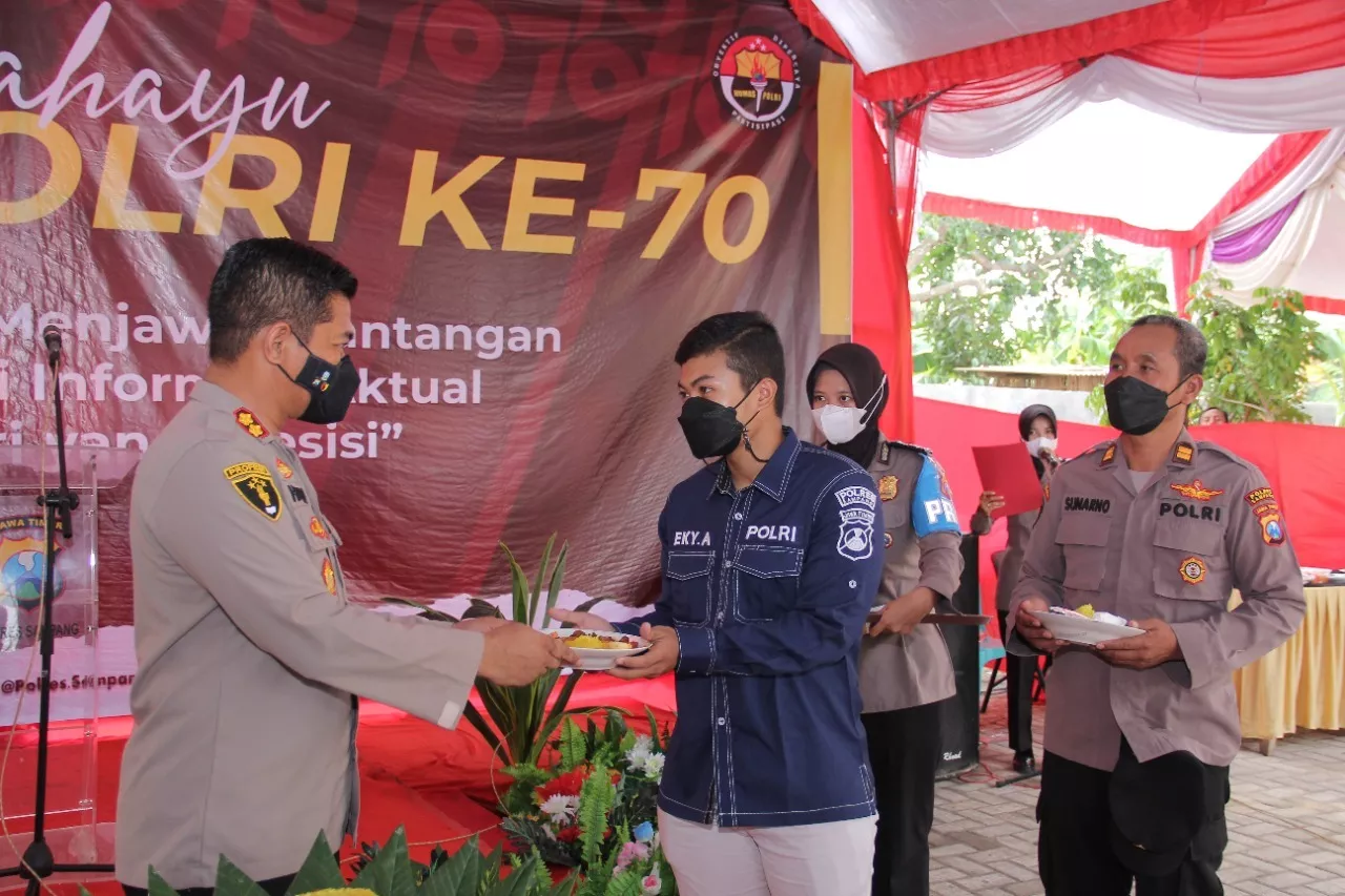 HUT Humas Polri, Polres Sampang Usung Tema Tehnologi Informaai