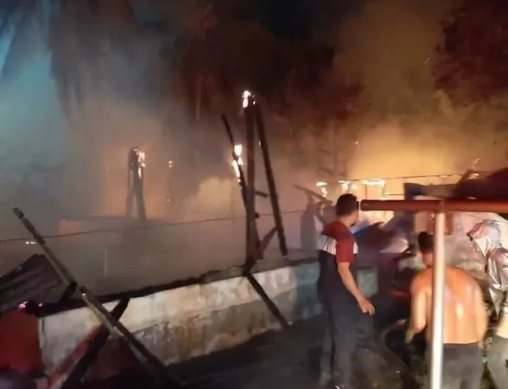 Rumah Karyawan PT. Merbau Jaya Sumatera Utara Hangus Terbakar