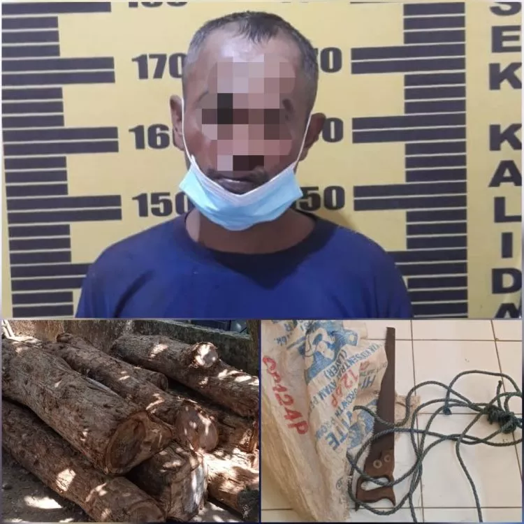 Balak Hutan, Warga Desa Winong Tulungagung Diringkus Petugas