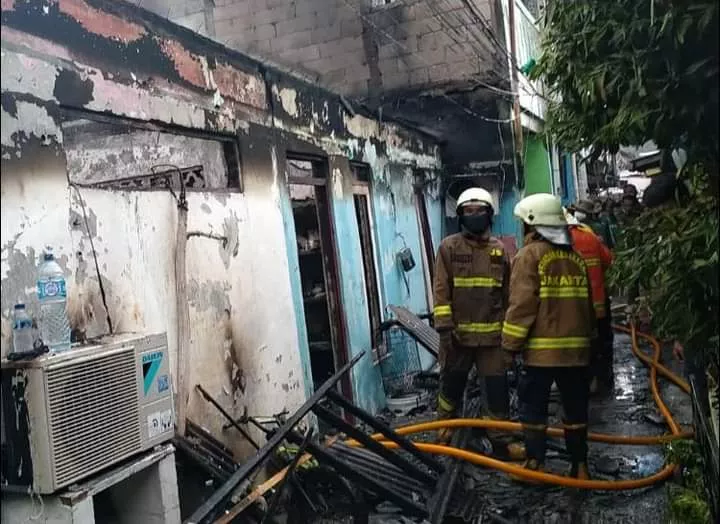 Kebakaran Kembali Melanda Sebuah Rumah di Jakarta Utara