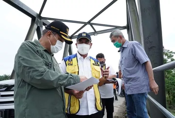 Dirjen Kementrian PUPR Sambangi Tebing Tinggi Pasca Banjir