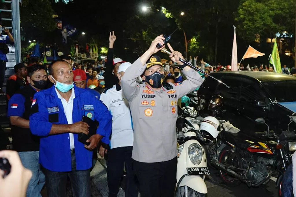 Aksi Unras Buruh, Ini Kata Kapolrestabes Surabaya