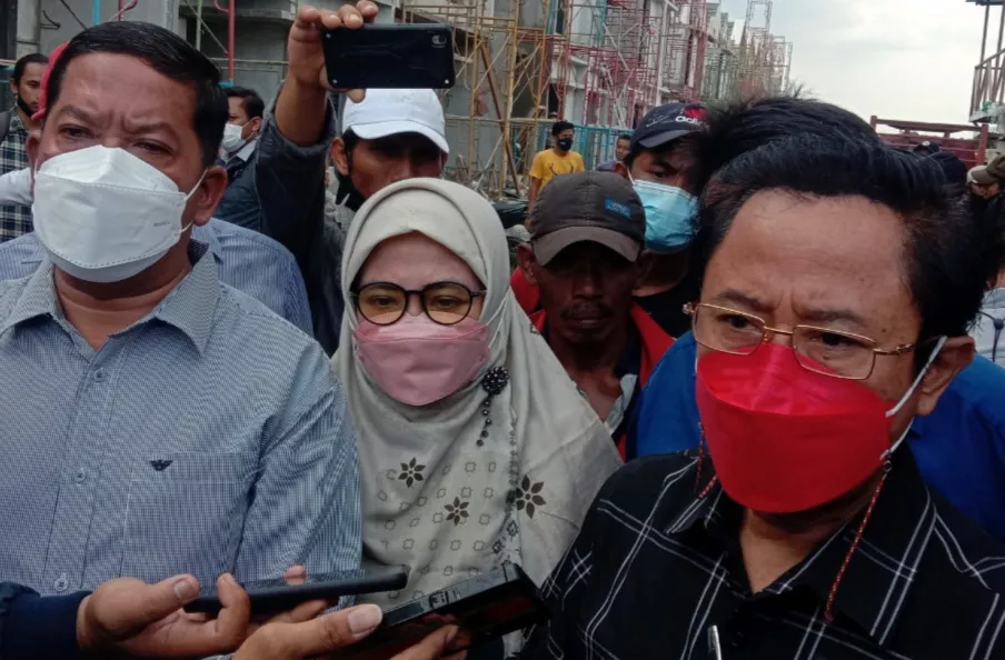 Komisi C DPRD Kota Surabaya Sidak Pembangunan 300 Rumah di Keputih