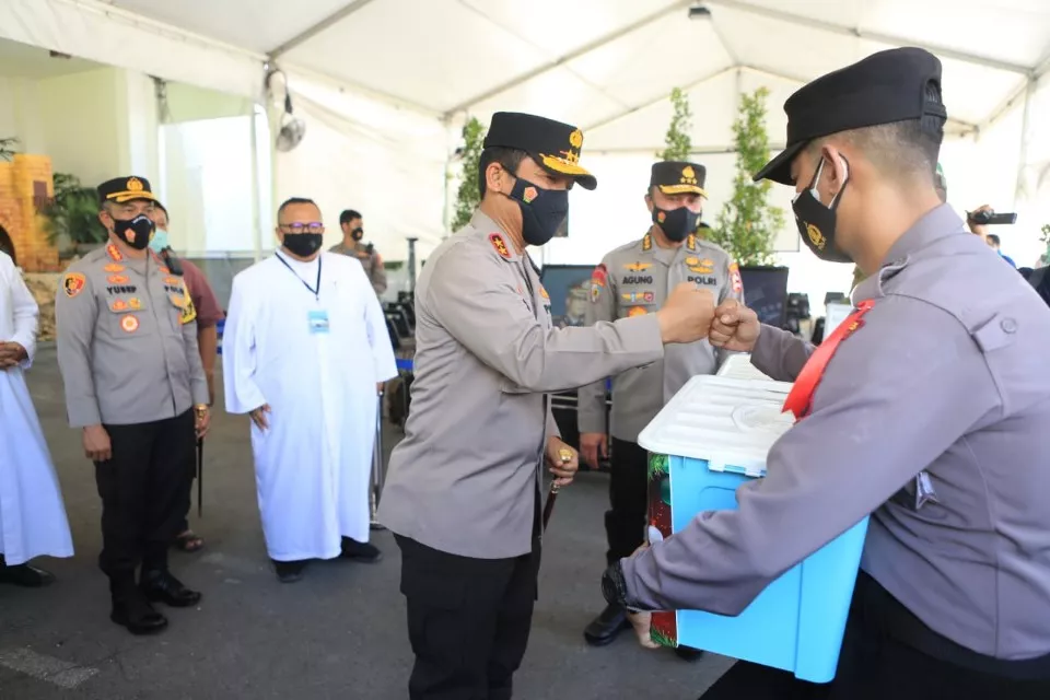 Irwasum Polri Cek Prokes dan Pengamanan Tempat Ibadah dan Stasiun