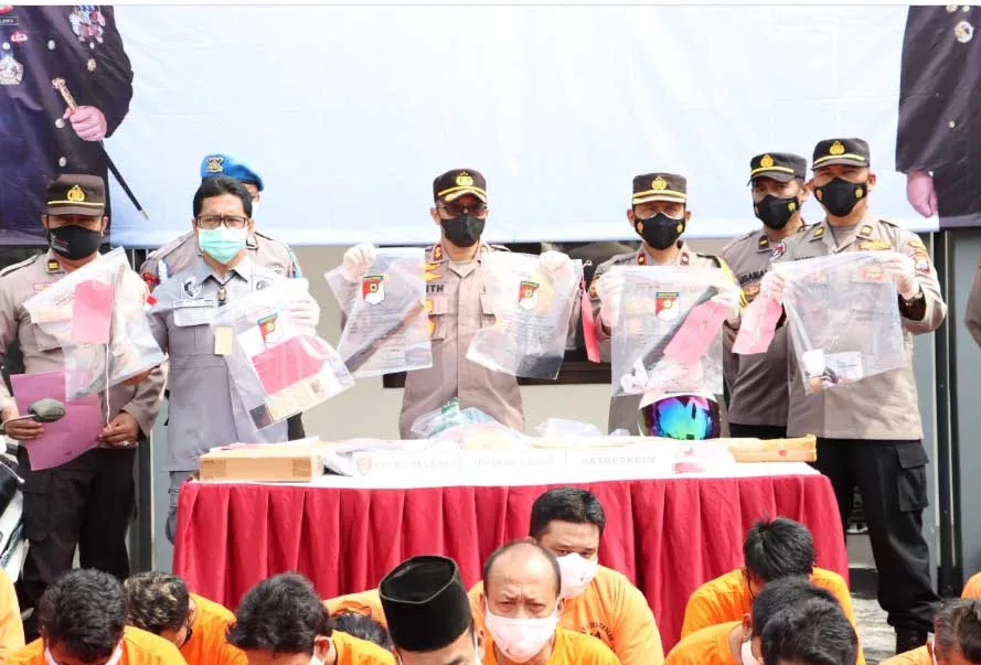 Akhir 2021, Popres Bangkalan Ungkap 646 Kasus Tindak Kejahatan