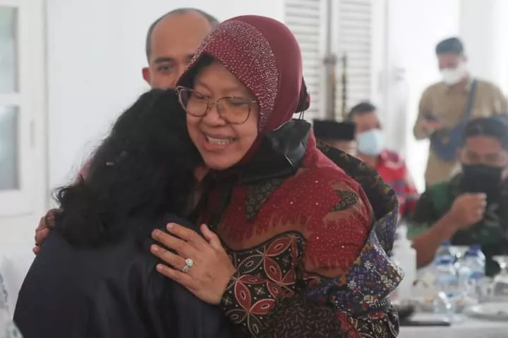 HKSN di Bangka Belitung, Tri Rismaharini Serahkan Bantuan Atensi