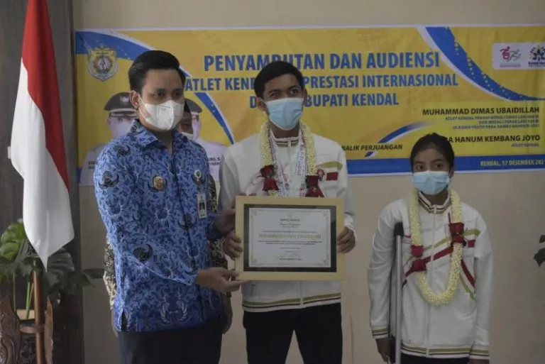 Atlet Asian Youth Para Games, Pulang ke Kendal Terima Penghargaan