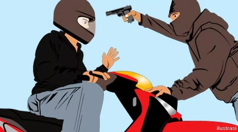 Todongkan Pistol ke Kepala, Motor Milik Pemuda Sampang Dirampok Pelaku Curas