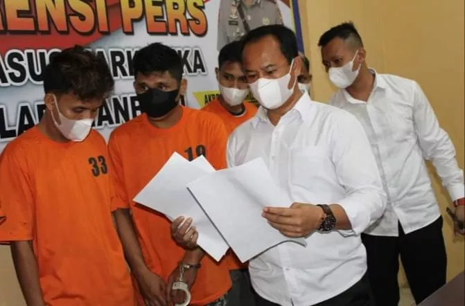 Kapolres Labuhanbatu dalam Sepekan Bekuk 6 Pengedar Narkoba