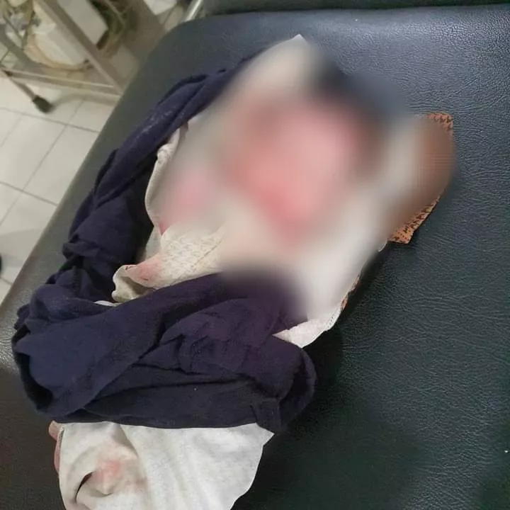 Ditemukan Bayi Laki-laki di Depan Kebun Karet Muara Enim
